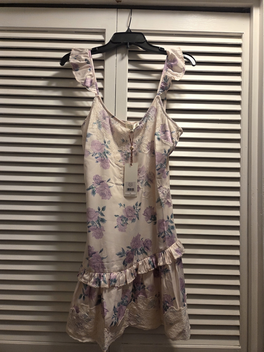 LoveShackFancy Davina Dress Mauve Rose NWT 6
